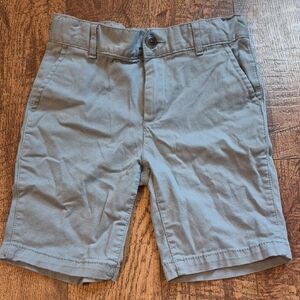 Children's Place Boy's Flat-Front Shorts - Slate Gray Sz 6